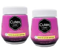 Cutex Twist & Scrub Remover Jar, 2 Oz