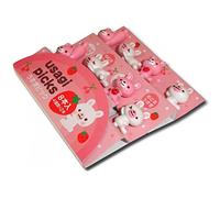 CuteZCute Bento 3D Food Pick, 8-Piece, Rabbit by