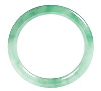 CUTEZING Green Women's Bangle Bracelet Fashion Jadeite Retro Simple Parties Good Luck Bangle Valentine Jewelry Gift 2.4”/62mm (Green, Love)