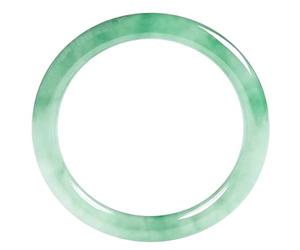 CUTEZING Green Women's Bangle Bracelet Fashion Jadeite Retro Simple Parties Good Luck Bangle Valentine Jewelry Gift 2.4”/62mm (Green, Love)