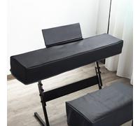 Cutfouwe 88 Key Piano Keyboard Cover with Music Sheet Stand Cover,Piano Dust Cover for 88 Keys Protective for Electronic Keyboard, Digital Piano,Black
