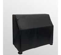 Cutfouwe Full Upright Piano Cover,Upright Piano Cover Piano Dust Cover Instruments Accessory Decoration(Black),153x33x120cm