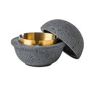 Cutfouwe Windsubber for outside for friend/UFO with lid design/as a decoration usable.,B/Schwarz/Klein