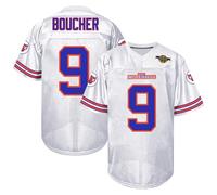CUTHBERT #9 Bobby Boucher Football Jersey The Waterboy Adam Sandler Mud Dogs Bourbon Bowl Movie Shirt, 9 the Waterboy-w, 3XL