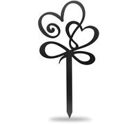 CUTHOLLOW loving heart Garden Plant Marker, Metal Plant Label Stake