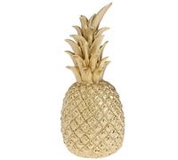 CUTICATE Housewarming Gift - Pineapple Shaped Ornaments Luxurious Gold Showpiece - 9x9x25cm