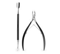 Cuticle Cutter Kit - Professional Cuticle Cutter and Cuticle Pusher Manicure Set for Flawless Nail Care - Stainless Steel Tools for Precise and Safe Cuticle Trimming SYMBOL LONDON