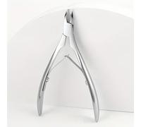 Cuticle Cutter Stainless Steel Professional Cuticle Nipper for Manicure and Pedicure - Cuticle Remover Tool (Silver) with 0.25-inch Sharp Blade to Trim Tough Cuticles, Dead Skin, and Hangnails
