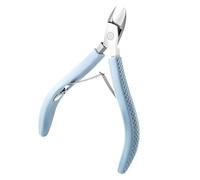 Cuticle Cutter With Ergonomic Rubber Handle Stainless Steel Comfortable Grip Nails Trimmer Full Jaw For Manicure