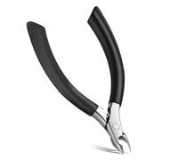 Cuticle Cutters, Professional Stainless Steel Cuticle Clippers, Cuticles Nippers Salon Grade for Manicurist, Nail Dead Skin Clipper, Precise Clippers Pedicure Manicure Nail Care Tool, Black