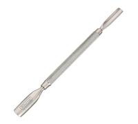 Cuticle Nail Pusher Spoon Manicure Nail Pusher Scraper Remover Stainless Steel (DOUBLE CUP EDGES)