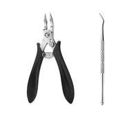 Cuticle Nippers Stainless Steel Nail Clippers Suitable For Thick Nails Toenail Correction Home And Foot Care Products | 2pcs