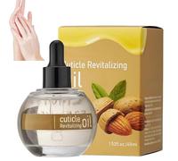 Cuticle Oil for Nails, Natural Almond Nail Cuticle Oil, Enriched with Vitamin B & E, Quick-Absorbing Formula Moisturizes Cuticles, Strengthens Nails & Prevents Hangnails, 45ml