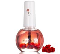 Cuticle Oil, Nail Oil Rose Cuticle Oil with Real Flowers - 15 ML Moisturizing Nail Treatment for Dry Nails - Strengthens, Repairs, and Revitalizes Cuticles
