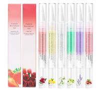 Cuticle Oil Pen for Nails, Nail Oil Pen for Nail Care 6 Flavors