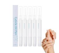 Cuticle Oil Pen - Nail Cuticle Protector, Natural Ingredients Nail Repair Pen, Professional Manicure And Pedicure Set Accessory for Nourishing, Hydrating, Dry Rough Nail Care Repair Essential (5)