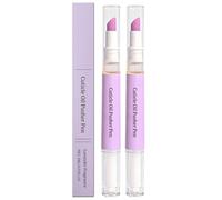 Cuticle Oil Pusher Pen, Lavender Scented Nail Care Pen with Ceramic Tip for Moisturizing & Softening Cuticles, Portable Cuticle Remover Beauty