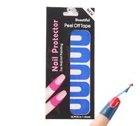 Cuticle Protector Gel, Soft Nail Guards, U-Shape Nail Stickers, Spill Proof Technology, Reusable Protector, 14.2x7cm/5.59x2.76 Inches, For Gel Polish, Cuticle Guards Accessories