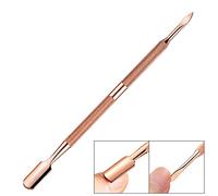 Cuticle Pusher and Cutter Set for Triangle Pusher Peeler Scraper Professional Grade Stainless Steel