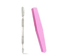 Cuticle Pusher, Double Ended Cuticle Remover Stainless Steel Cuticles,Professional Nail Cleaner Pedicure Manicure Tools for Home or Salon Use