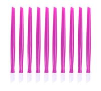 Cuticle Pusher Nail 100pcs Plastic Purple Nail Art Tool
