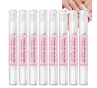 Cuticle Remover Nail Oil Pen, Hydrating Cuticle Oil for Nails, Ceramic Tip Cuticles Pusher, Moisturizing Nails Care Tool, Dry Cuticles Repairs Pen, Nails Shining Enhancer, Nailed Maintenance. (8PCS)