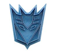 Cuticuter Transformers Decepticon Cookie Cutter, Blue, 8 x 7 x 1.5 cm