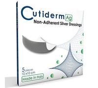 Pack of 5 Cutiderm AG Non-Adherent Silver Wound Dressings 10cm x 10cm
