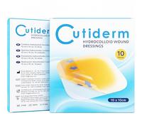 Cutiderm Bordered Hydrocolloid Dressings 10 x10 cm - Pack of 10