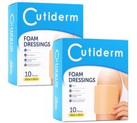 Cutiderm Foam Non-Adhesive Sterile Wound Dressing 10cm x 10cm - Multipack: 2 Packs of 10