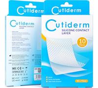 Cutiderm Silicone Contact Layer Net Wound Dressing 50mm x 75mm Pack of 10 for Skin tears, Scars, Surgical Wounds, Ulcers and Burns