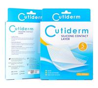 Cutiderm Silicone Contact Layer Net Wound Dressing 75mm x 100mm Pack of 5 for Skin tears, Scars, Surgical Wounds, Ulcers and Burns