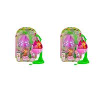 CUTIE CLIMBERS S1 Family Pack Fruitties Dara | Flower House with 1 Pet to Collect climbing and with puppy - Baby Toy +3 Years (Pack of 2)