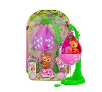 CUTIE CLIMBERS S1 Family Pack Fruitties Dara | Flower House with 1 Pet to Collect climbing and with puppy - Baby Toy +3 Years