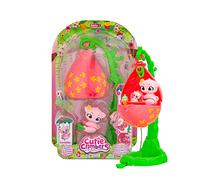 CUTIE CLIMBERS S1 Family Pack Sweeties Polly Flower House with 1 Pet Climbing and Puppy Collectible Toy for Children + 3 Years