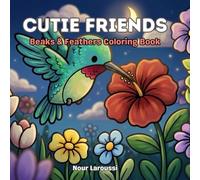 Cutie Friends: Fun, Easy & Cute Bird Coloring Book
