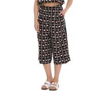 Cutie London Cutie Abstract Print Culottes In Black Black