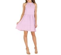 Cutie London Cutie Halter Neck Textured Dress In Lilac Lilac