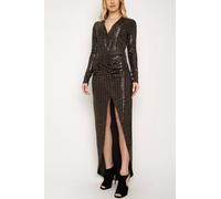 Cutie London Luxe Sequin Evening Dress In Black Black 12