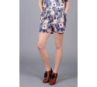 Cutie London Pastel Floral Print High-Waisted Shorts In Pink Pink 8