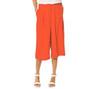 Cutie London Tailored Front Fasten Culottes With Pockets In Orange Orange