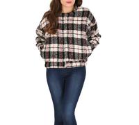 Cutie London Tartan Plaid Bomber Jacket Multi
