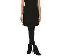 Cutie London Textured Mini Box Skirt In Black Black