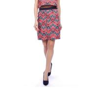 Cutie London Vibrant Abstract Print Mini Skirt In Red Red 10