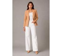Cutie London Women's Double Breasted Tailored Blazer in Brown | Size: 10