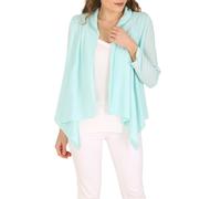 Cutie London Women's Light Chiffon Water Blazer in Mint | Size: 10