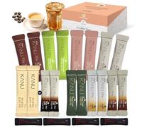CUTIE MANGO Maxim KANU Premium Korean Instant Coffee Sampler Latte & Americano Assortment Café Style Camping Party Easy-to-Mix Single Serve Packets 20 Variety Pack