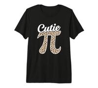Cutie Pi Happy Pi Day Math Teacher Leopard for Women Men Premium T-Shirt