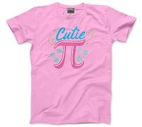 Cutie Pi - Kids T-Shirt - Number Day 2025 Pi Day School Maths Day Top Numeracy Day Tee Mathematics Lover 7-8 Years Pink