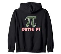 Cutie Pi Math Enthusiast Algebra Geometry Arithmetic Zip Hoodie